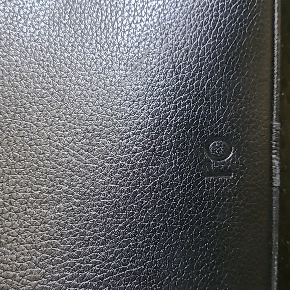 ro BAGS Retro Modern Black Leather Suitcase RARE - Picture 3 of 13